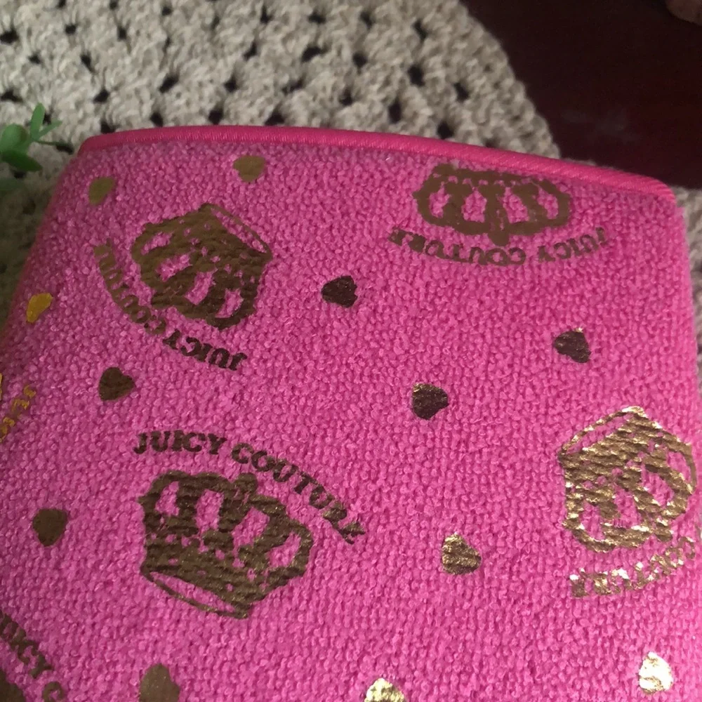 Juicy Couture Pink Dish Drying Mats with Gold Accents - Pack of 2